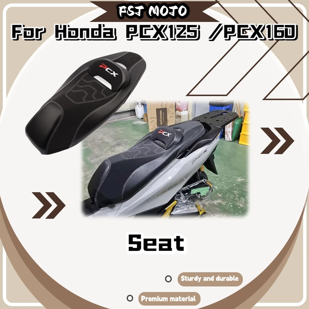 For Honda PCX160 PCX125 2018‑2026 New‑Design Modified Seat Assembly Ventilated Complete Saddle Mod Accessories