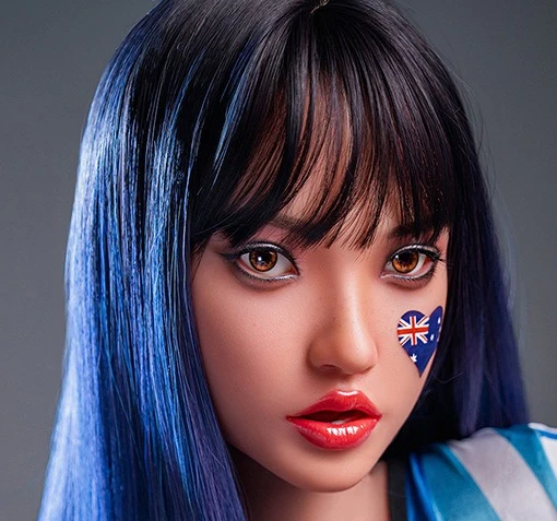 

Европейская и американская физическая кукла для взрослых, силиконовая кукла с одной головкой, имплантированные волосы, открытый рот, загартована кожа