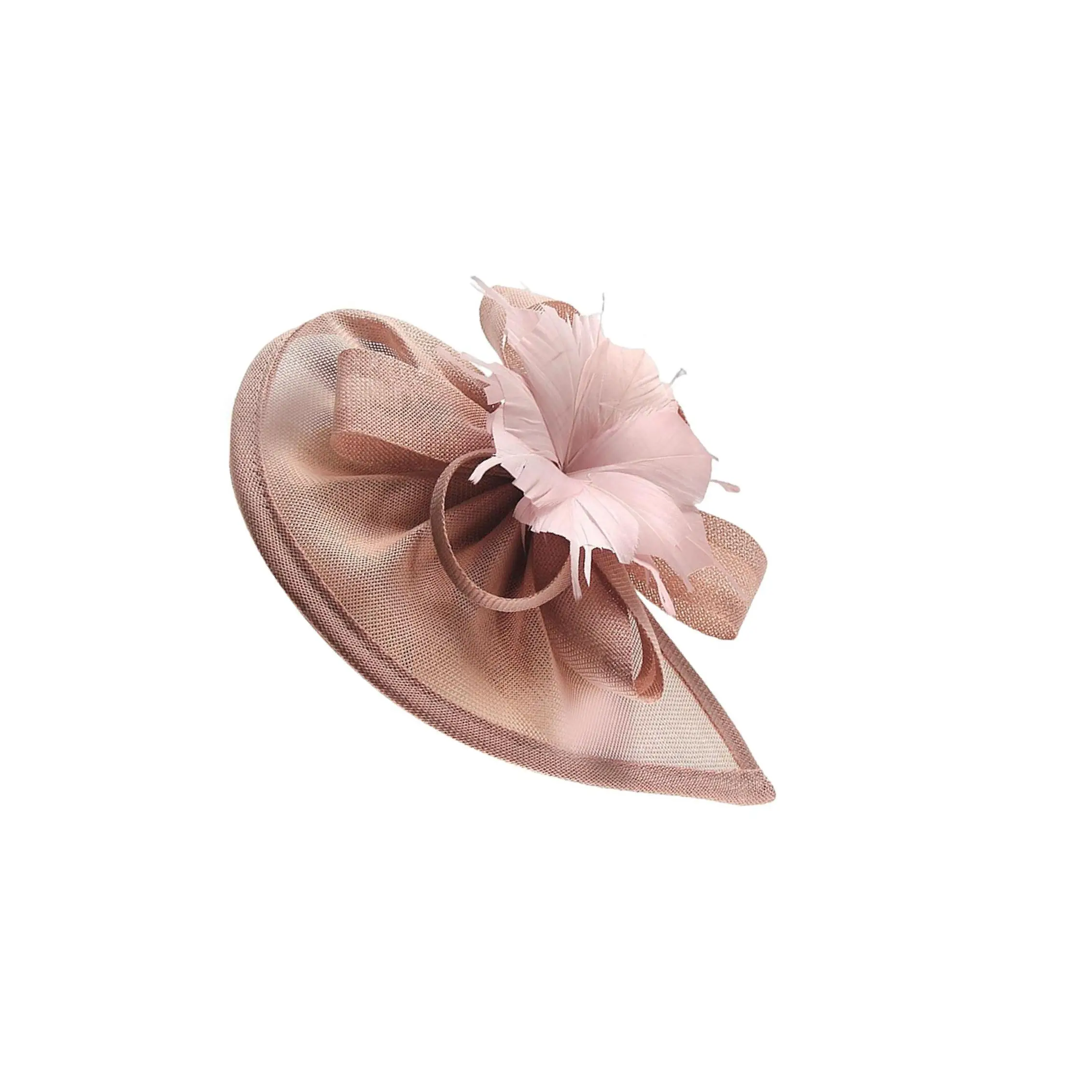 Fascinator Hat Women Kentucky Derby Cocktail Tea Party Headdress Pink