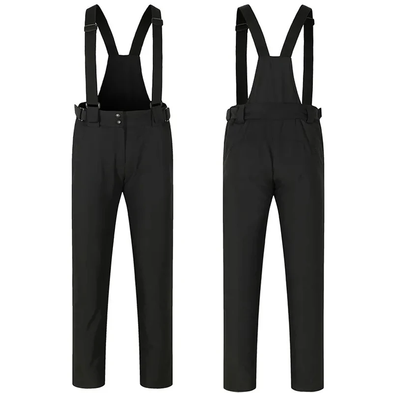 

Мужские зимние уличные лыжные брюки с регулируемыми ремнями, дышащие, водонепроницаемые, ветрозащитные, для пеших прогулок, сноуборда, костюм, комбинезон