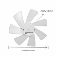 Original new electric fan plastic blades for xiaomi SMARTMI fan replacement Universal blade