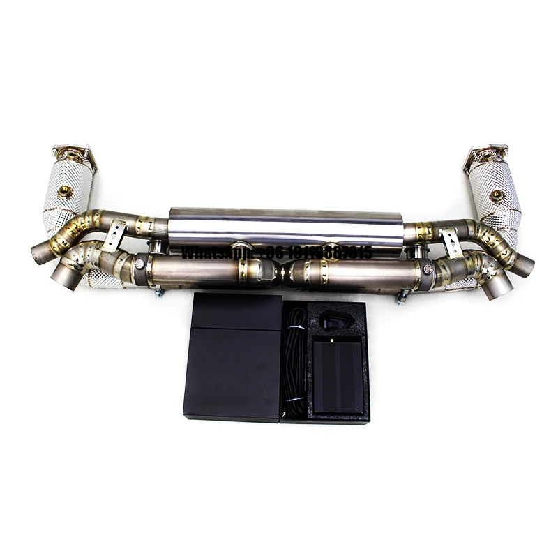 

Custom Full Exhaust System for Porsche 911 991/991.2 Turbo 2017-2019 Header Downpipe OEM Factory Valve Catback Muffler