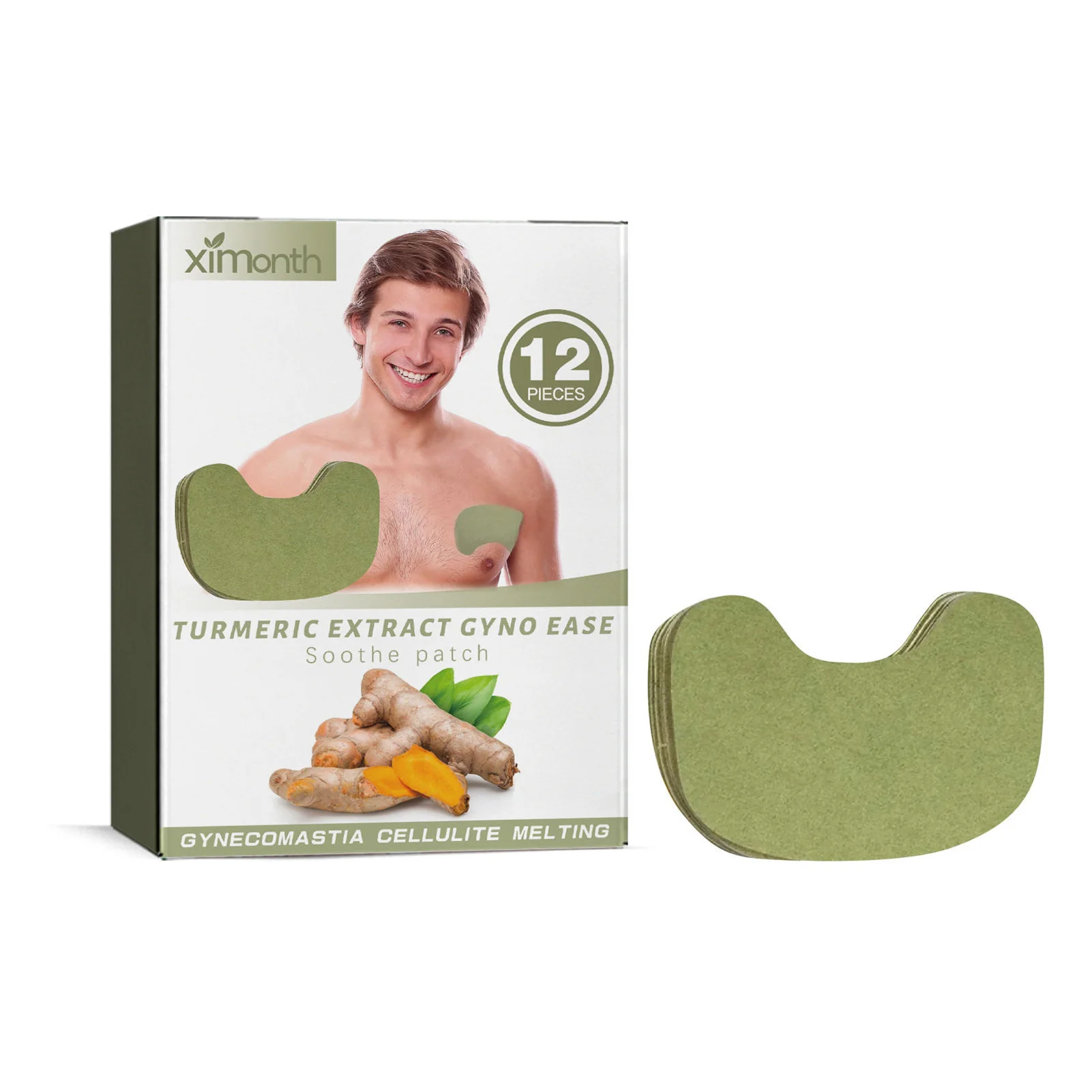 Man Breast Firm Patch Muscles Body Shaping Fitness Gynecomastia Removal Care Anti Cellulite Shrink Chest Fat Burning Strengthen