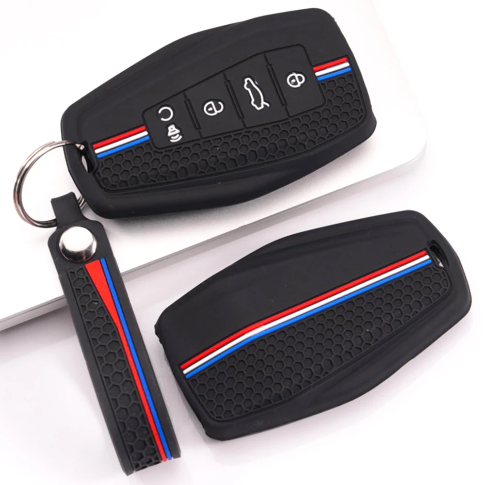 Remote Key Protector With Wrist Strap For Geely Coolray Emgrand GT GS S Monjaro Atlas Pro Azkarra Okavango Tugella Atlas GL