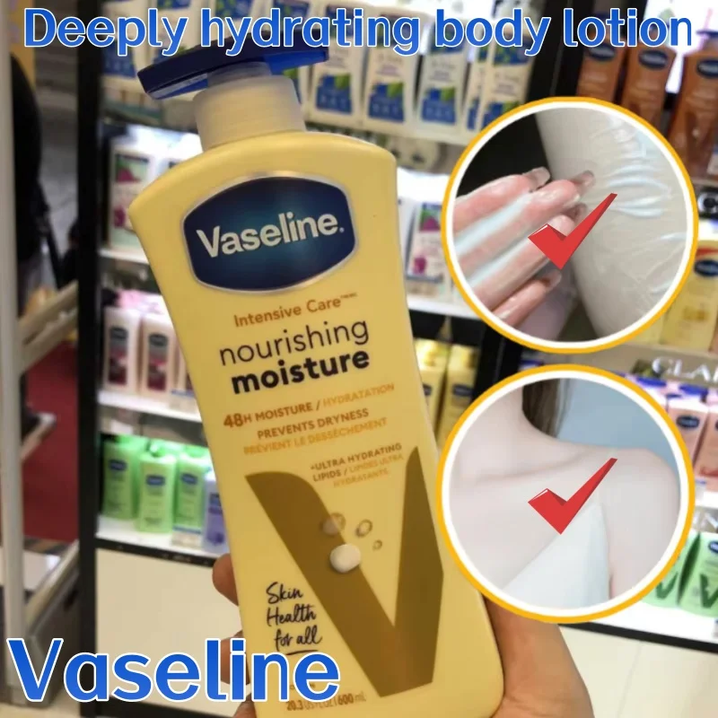 

Vaseline Body Lotion 600ml Deep Moisturizing Repair Dry Skin Efficient Moisturizing and Brightening Body Lotion