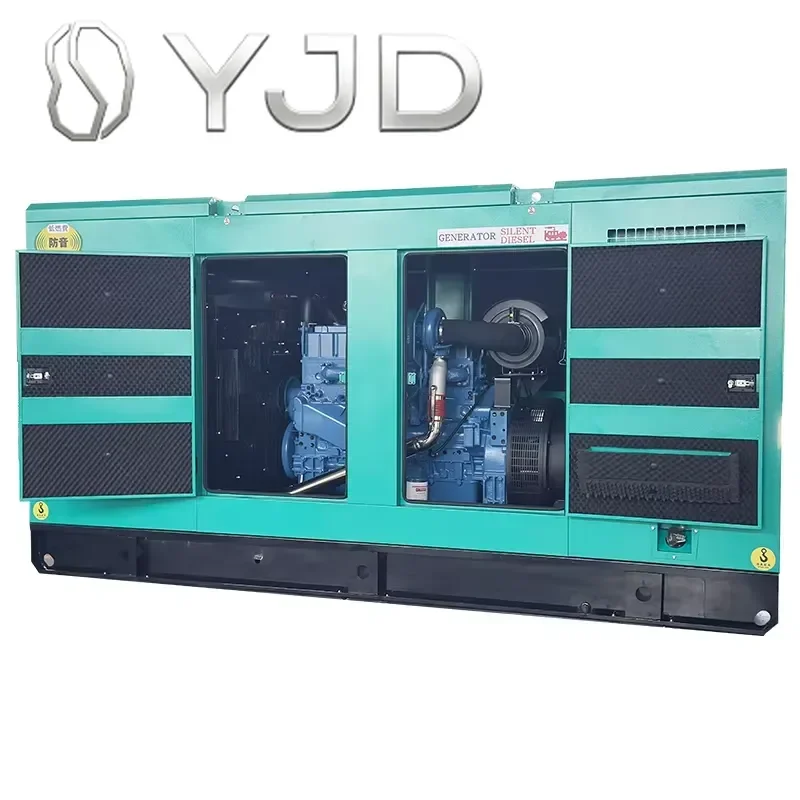 20kw-250kW Super Silent Generator Genset Remote Start 12V DC Electric Start Low Oil Protection Portable 1500 RPM