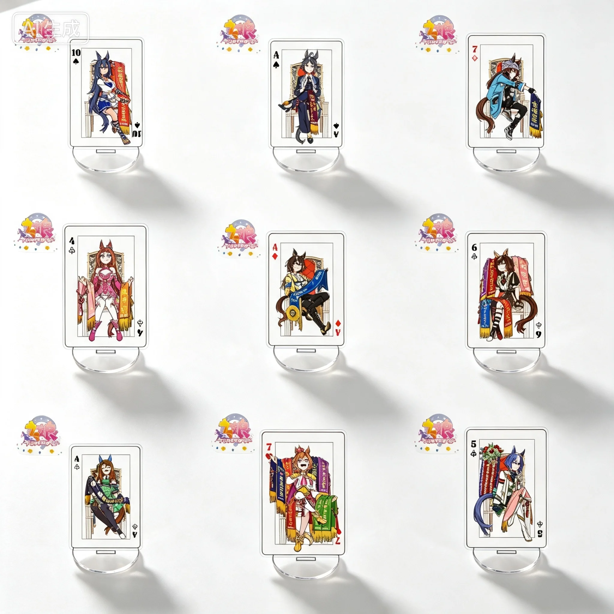 Game Umamusume: Pretty Derby Poker Card Series Special WeekHishi Amazon  Acrylic Stand Model Plate Keychains Desktop Ornament