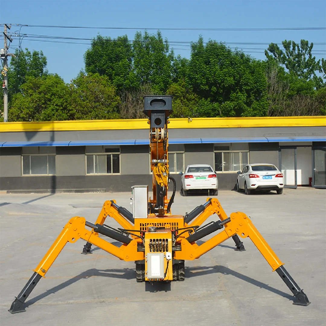 【Direct Factory Sale】Portable Crawler Spider Crane Small Lifting Machinery Hydraulic Outrigger Telescopic Jib Remote Operation C
