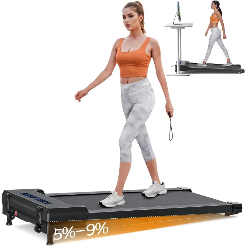 

Walking Pad Treadmill Under Desk Treadmill Home Office 2 in 1 Portable Walking Treadmill Remote Control Walking Jogging Machine