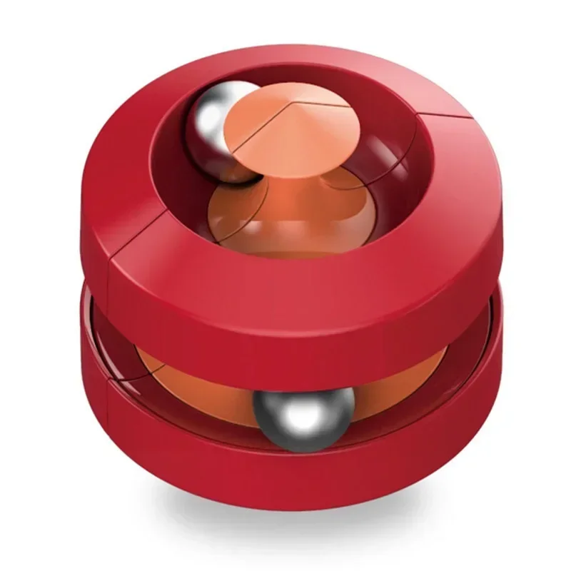 Relieve Stress Puzzle Deform Toys Rotating Marble Track Magical Bead Orbit Ball Fingertip Decompression Infinity Cube Spinner