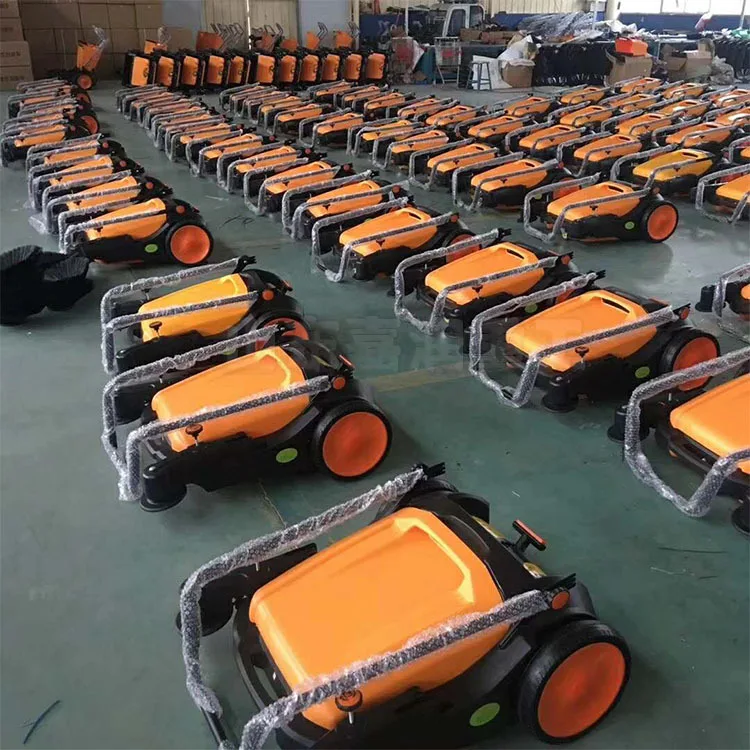 HCY Factory workshop sweeper, property hand push sweeper, unpowered sweeper