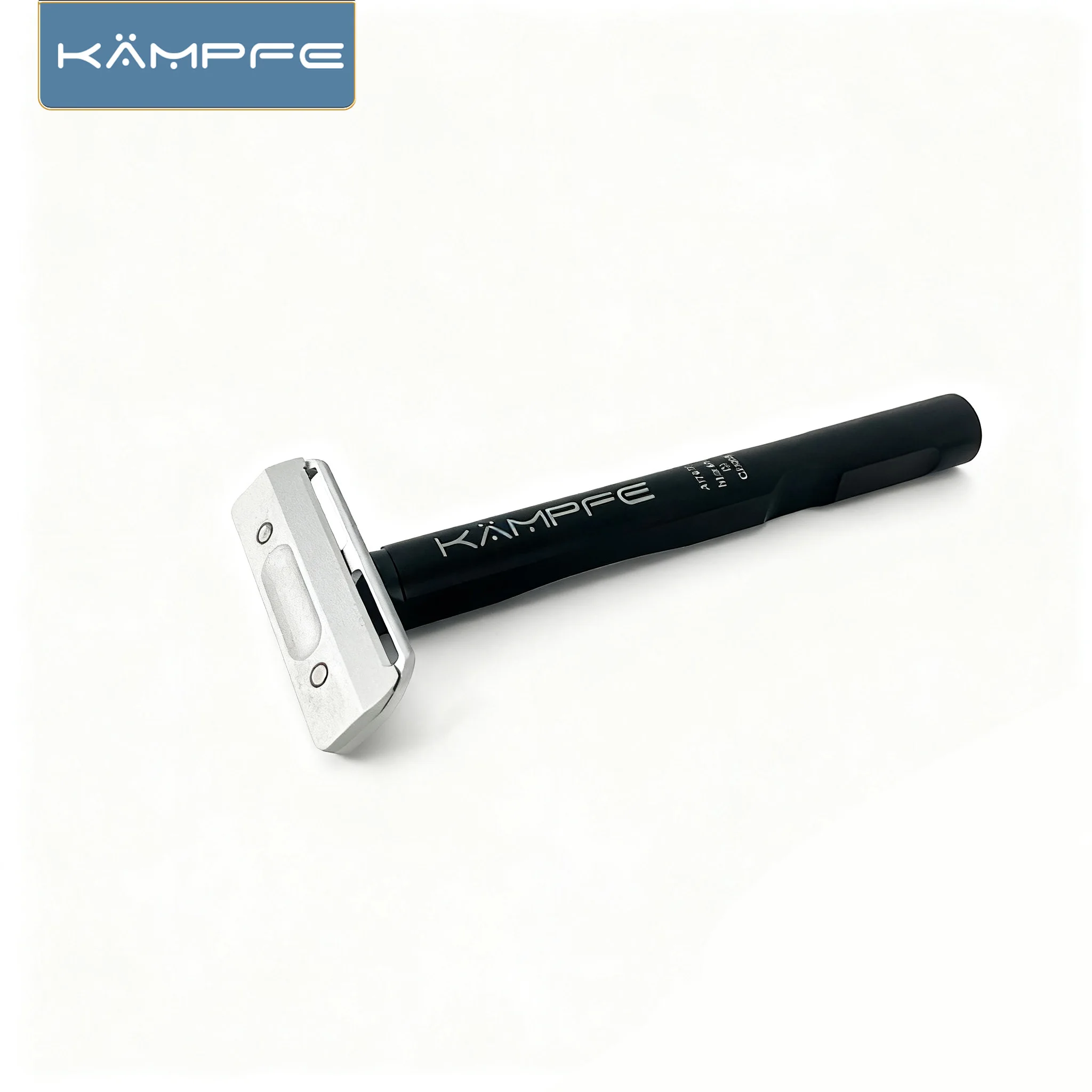 KAMPFE الألومنيوم CNC نحت شفرة واحدة ماكينة حلاقة السلامة ، أداة العناية بالسفر للرجال دليل الحلاقة هدية لصالون شعر الأب