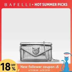 BAFELLI 2024 borsa da donna NEW MINI PARTY CASUAL CROCODILE LUXURY BRAND DESIGNER CAT FASHION CROSSBODY SHOULDER vera pelle