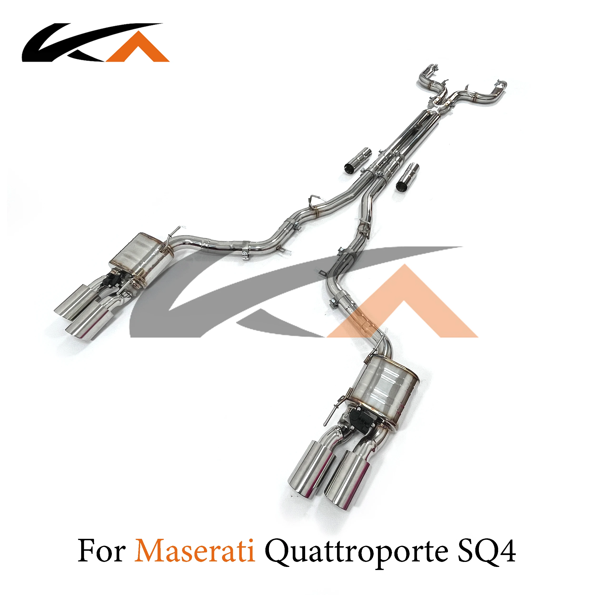 

KA Tuning exhaust system stainless catback for Maserati Quattroporte SQ4 3.0T rear section performance parts muffler valve