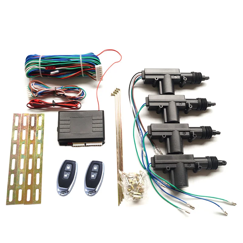 Central locking 12V car remote control central locking keyless entry motor system can be connected to direction lights