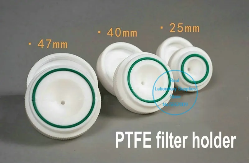 Laboratuvar PTFE klip veya PTFE 25/40/47mm hidrojen klorür örnekleme tutucu PTFE filtre membran