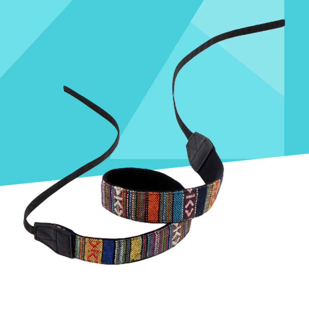 

Camera Strap Multi-Color Vintage Ethnic Style Soft Cotton Webbing Comfortable Neck Belt For Dslr Cameras Multi-Style Camera