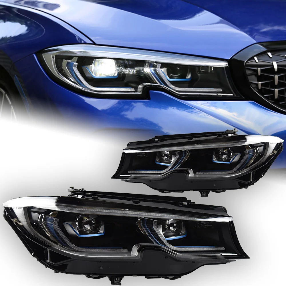 Car Lights For BMW G20 Headlight Projector Lens 2019-2021 G80 330i Signal Head Lamp LED Headlights Drl Automotive Accessories