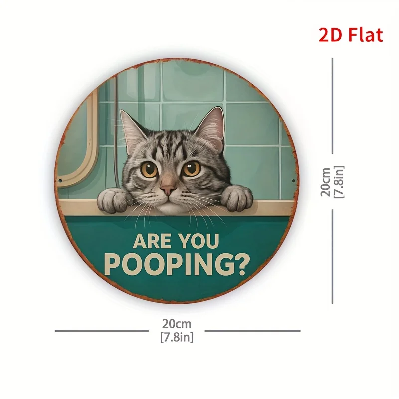 2D Flat, 1pc Funny British Shorthair Cat 