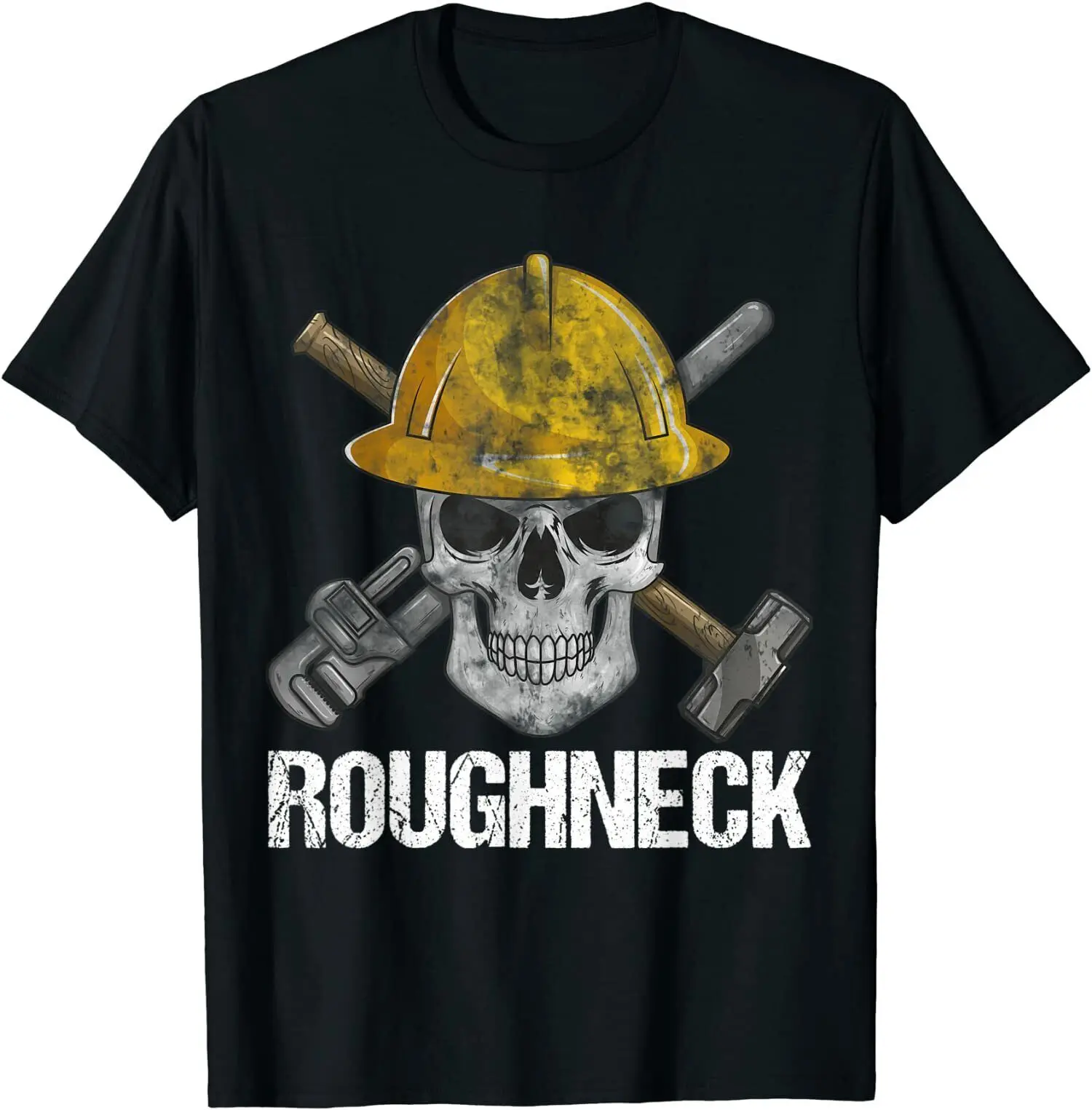 NEW LIMITED Skull Oilfield Worker Premium Funny Gift Idea Tee T-Shirt Size S-3XL