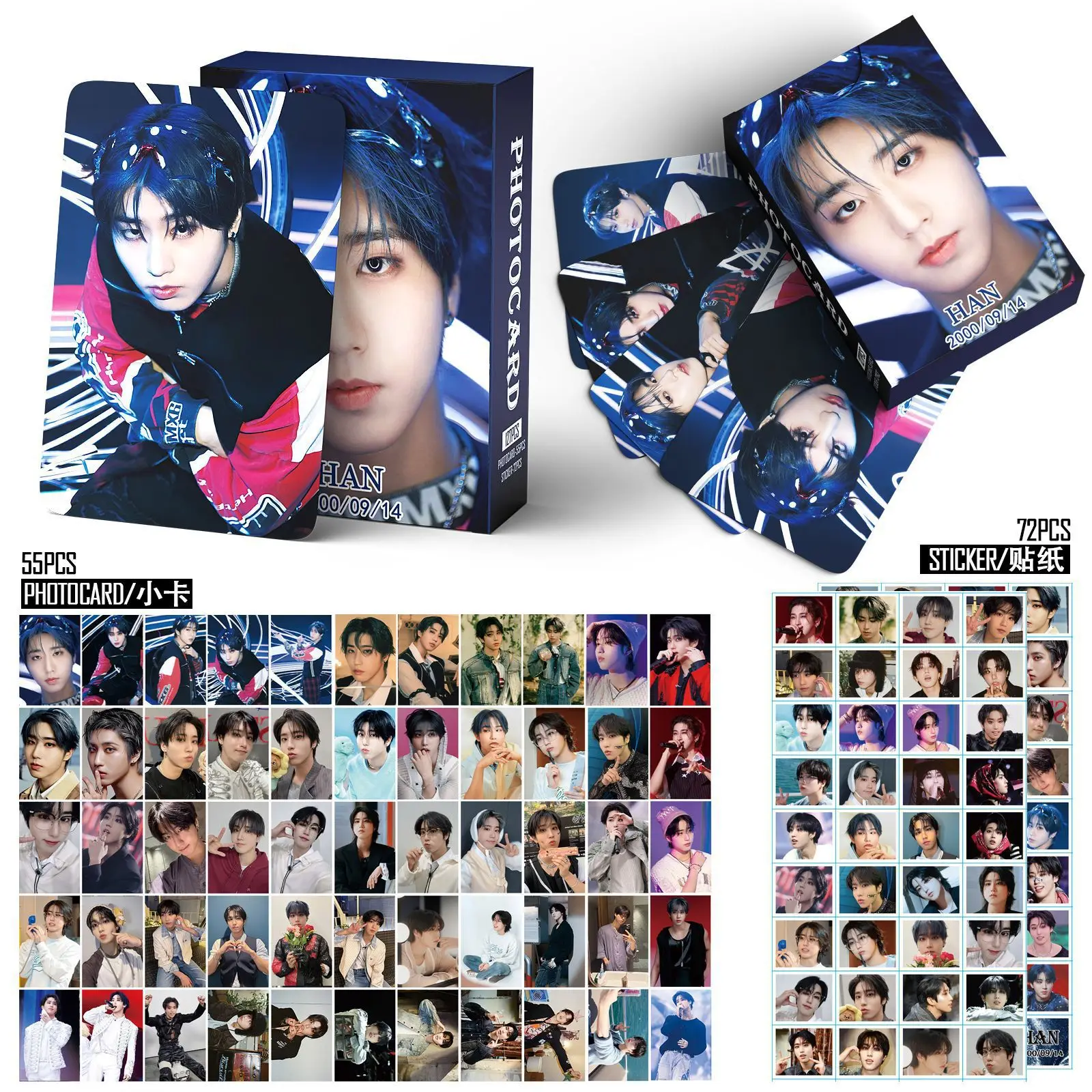 

127pcs Photo Small card stickers New Album KARMA HOP Photocards Stickers Kpop Merch Lomo Cards Set Fans Collection Cards Gift