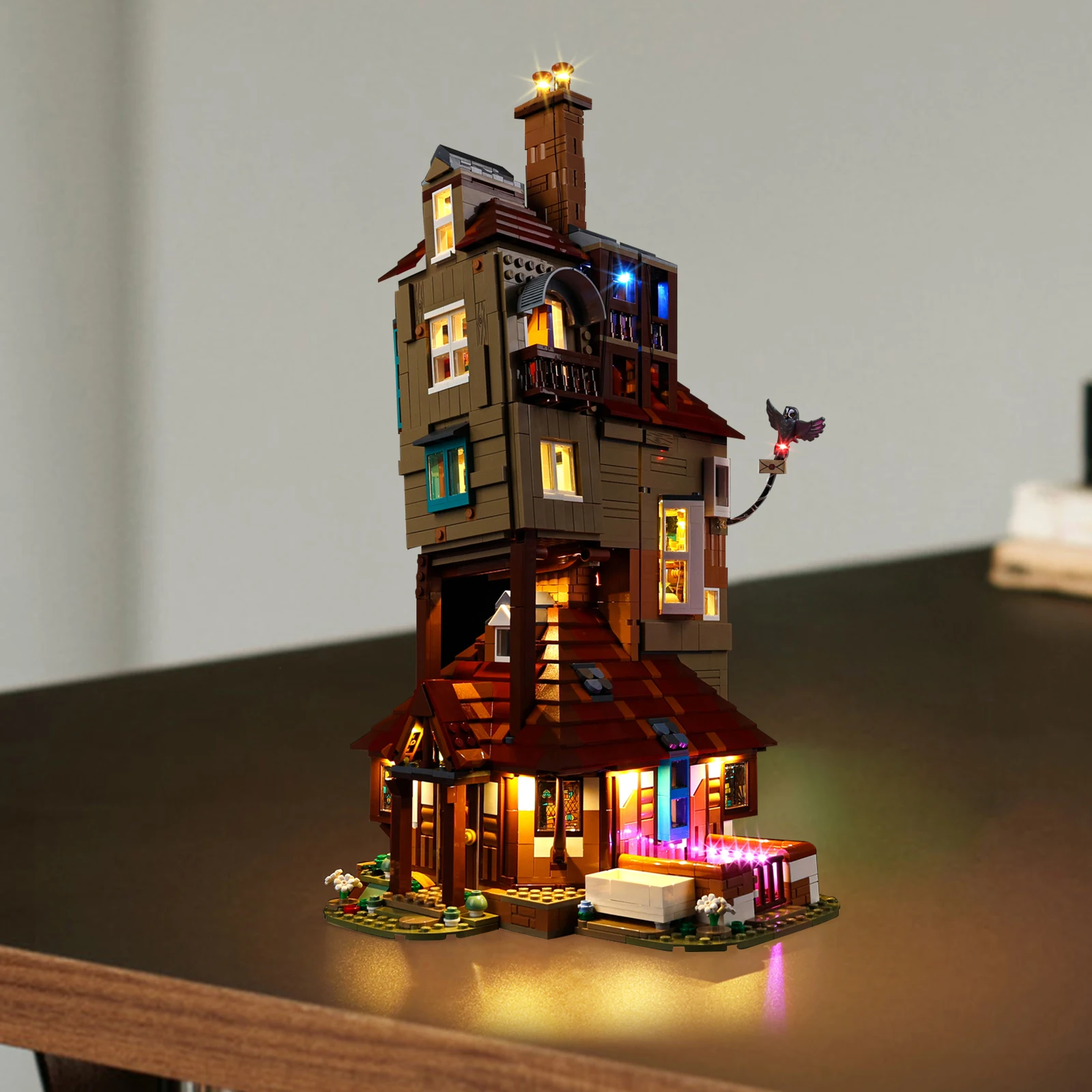 

Комплект светодиодного освещения без модели, подходящий для LEGO The Burrow — коллекционное издание 76437 (кроме строительных блоков)