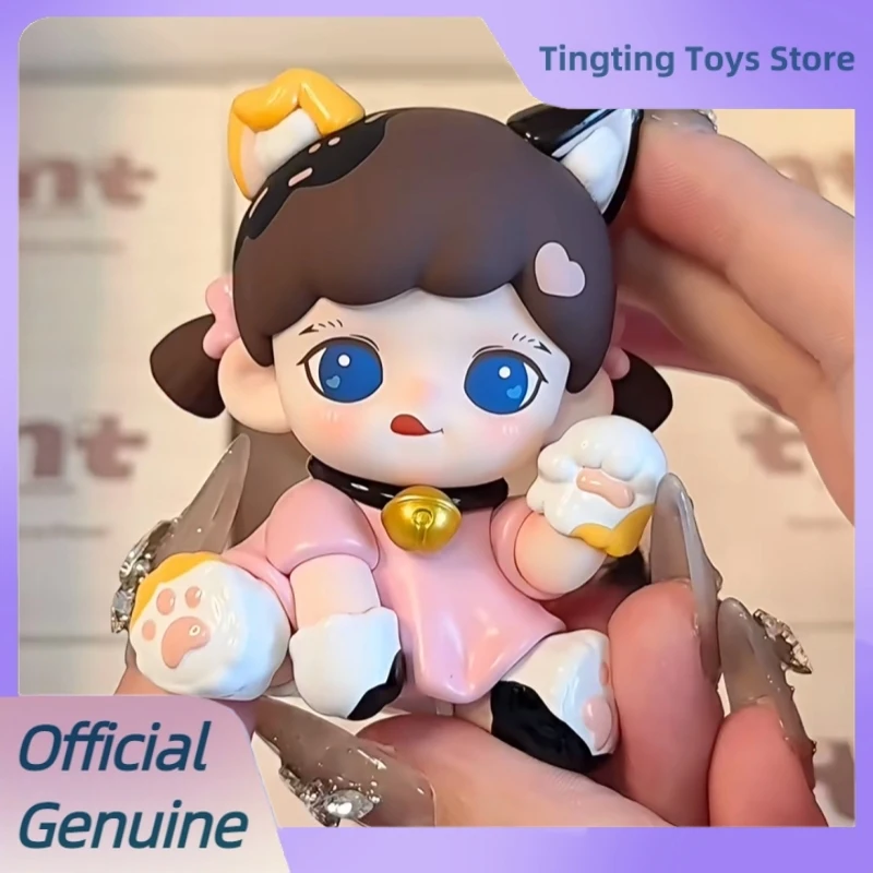 

Genuine Zoraa Meow Cat Face Series Blind Box Kawaii Zoraa Collect Ornaments Figurine Model Doll Mystery Box Trendy Toys Gift