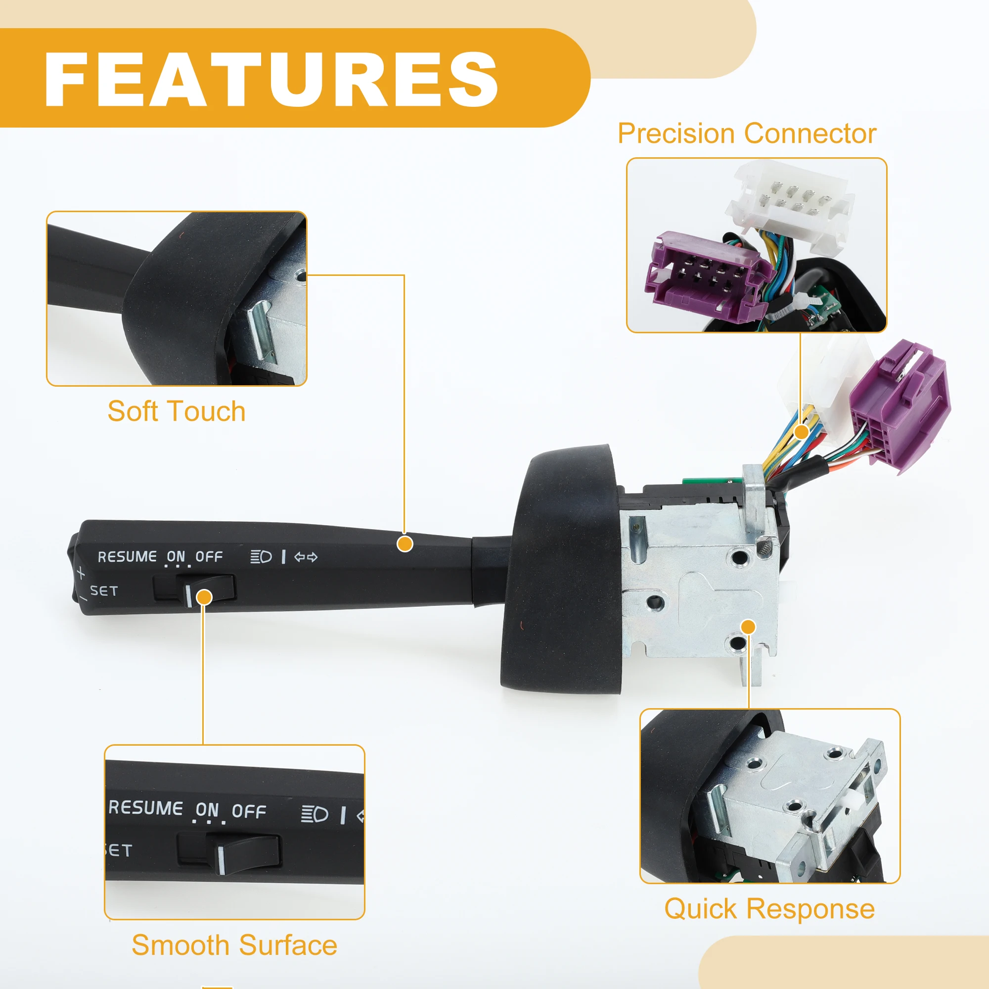 

X Autohaux Steering Column Turn Signal Switch Lever Multifunction Combination Switch for Volvo FH 12 FH 16 FM 10