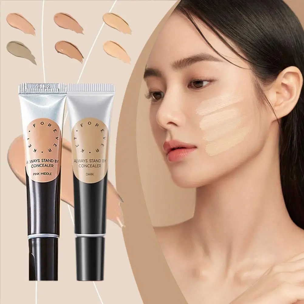 Foreverkey Concealer Cream Long Lasting Smooth Makeup for Dark Eye Circles Pimple Marks Stand By Foundation Concealer 1PCS V2D6