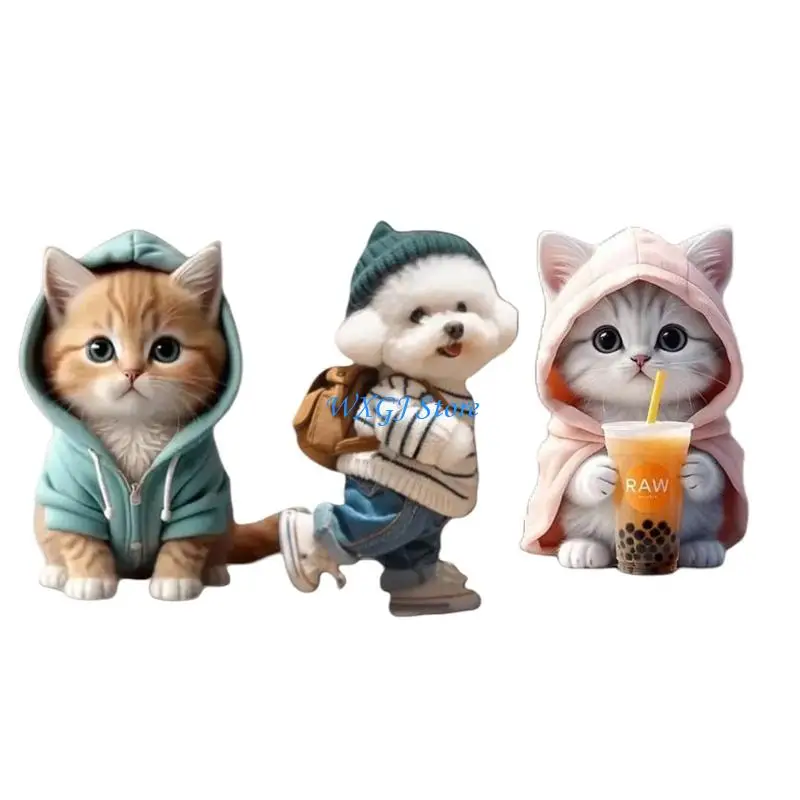 

37JE Cartoon Car Air Freshener Car Diffuser Animal Air Outlet Vent Fresheners Ornament Decoration