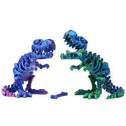 3D Printed Dragon and Shark, Colorful Articulated Crystal Dragon / Shark, 3D Printed Dragon Fidget Toys for Adults party favor