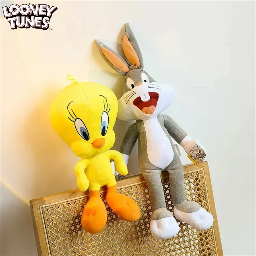 Kostenloser Versand Looney Tunes Bugs Bunny Plüschtier Tweety Bird Lola Bunny Anime Cartoon Film Plüschtiere Gefüllte Puppe Spielzeug Geschenk