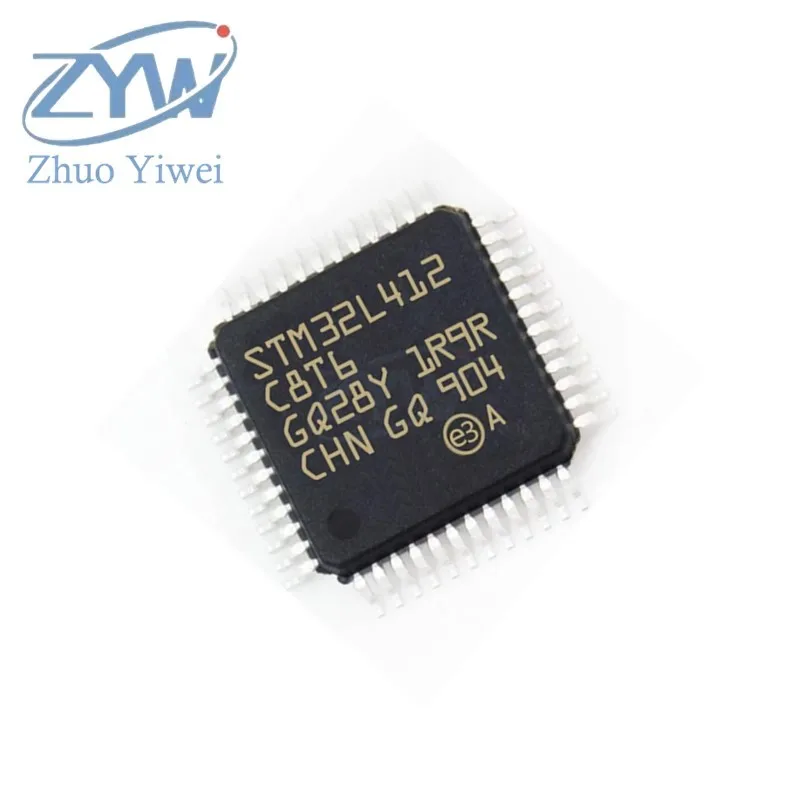 STM32L412C8T6 LQFP-48 STM32L STM32L412 STM32L412C8T 80MHz 64KB ARM Cortex-M4 chip 32-bit microcontroller MCU New original