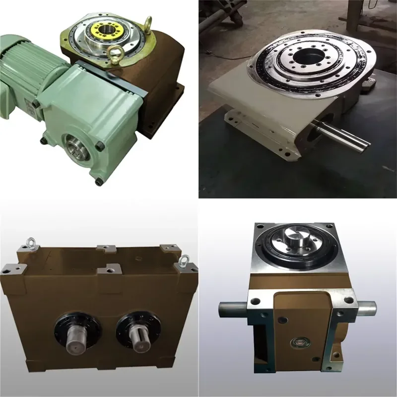 Precision Electric Hollow Rotating Platform Indexing Disc Gearbox for Automation Equipment Rotary Table Servo Motor Drive