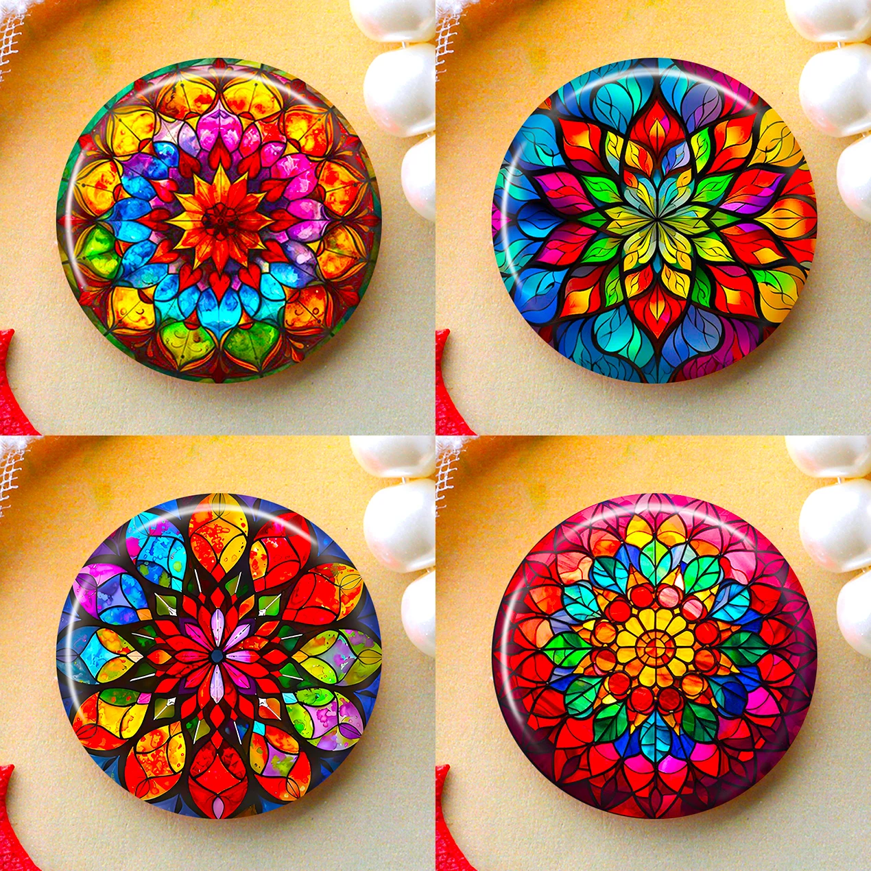 

2026 Набор для изготовления украшений своими руками: стеклянные кабошоны 8-50 мм, круглые камеи, геометрические фигурки из камня ручной работы C52