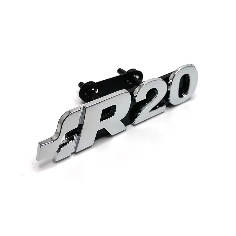 ABS Plastic Car Emblem R20 Grill logo R28 Trunk Sign Auto 3D Chrome Sticker Car Accessories