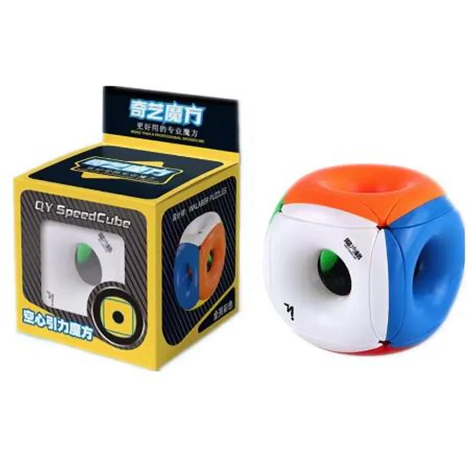 3x3 Holle Kubus QiYi Tori Kubus 3x3x3 Holle Magic Speed Cube Stickerloze Professionele Fidget Speelgoed Void Cube Cubo Magico Puzzel