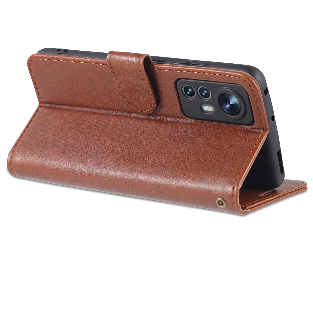 AZNS High Quality Flip Cover Leather Case for Xiaomi 12 12X lite Pu Leather Phone Bags protective Holster