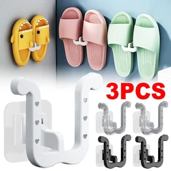 Slipper Rack Self-adhesive Bathroom Simple Slipper Hook Toilet Drainage Rack Wall Mounted Bedroom Storage Hook Shoe Drying Rack