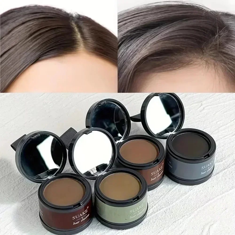 4 Color Hair Line Powder Black Root Up Natural Instant Waterproof Hairline Shadow Concealer Coverage Paint Repair Fill In Hair