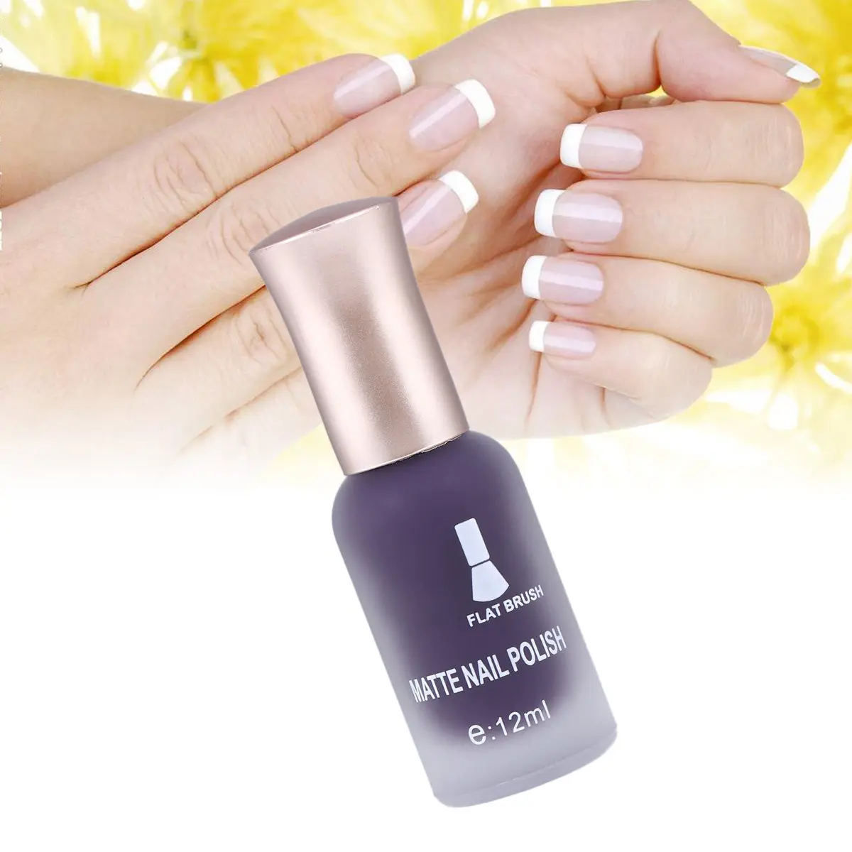 

12 Ml Durable Matte Nail Varnish Accessories Frosted Charms for Nails Design Polish