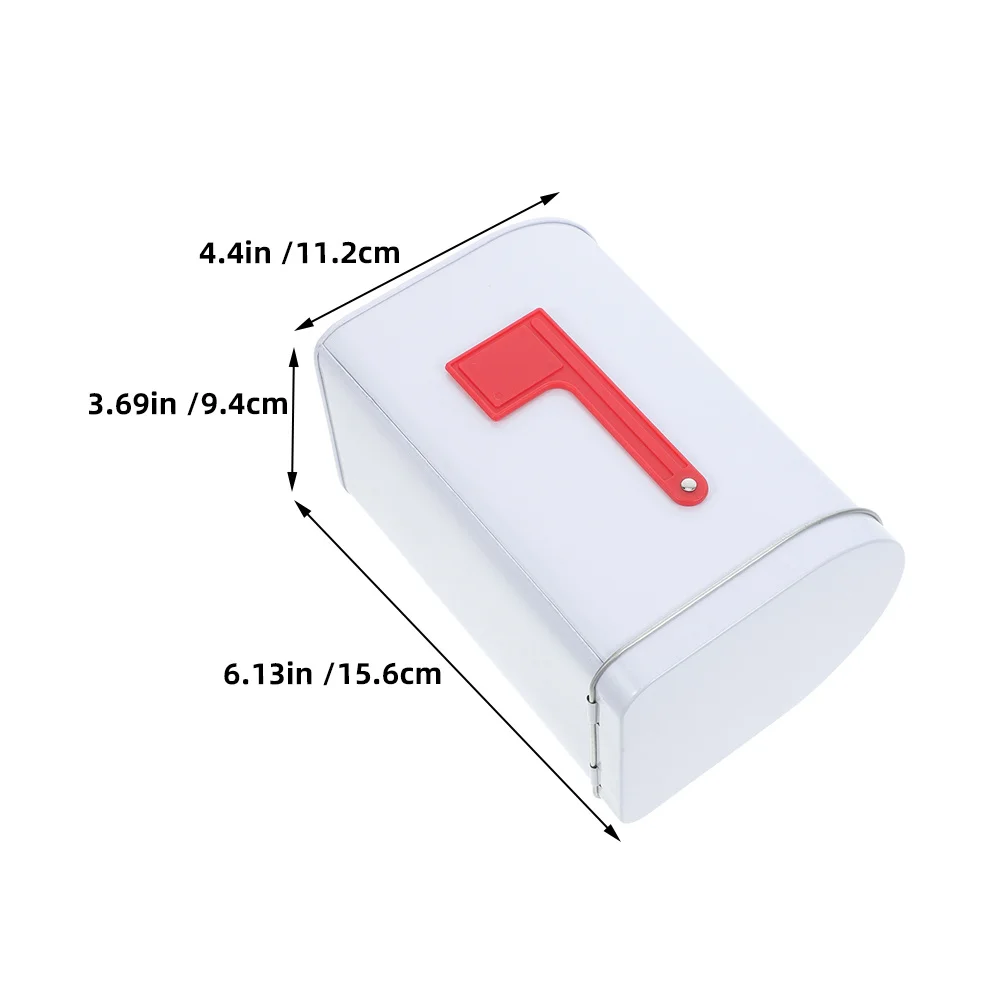 2개입 우편함 DIY 발렌타인 공예 놀이집 벽걸이 금속 정리함 편지 선물용 우편함