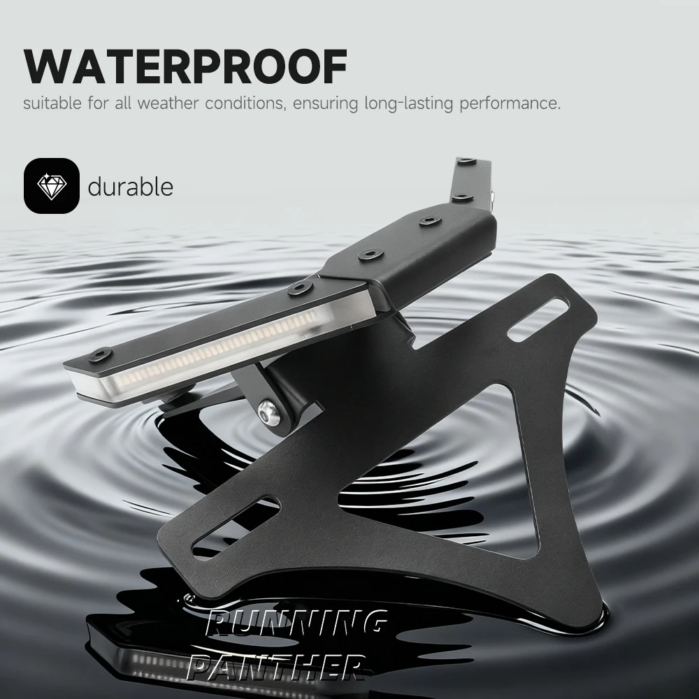 دراجة نارية الخلفية قصيرة الذيل الأسهم Tailstock الإطار قوس لوحة ترخيص حامل ل Ducati PANIGALE V2 V4 2025- #5