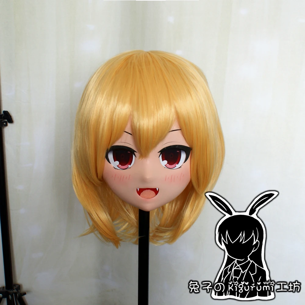 (RB6528)Quality Handmade Female Resin Cosplay Japanese Role Anime Rumia Kigurumi Crossdress Doll Transgender Mask