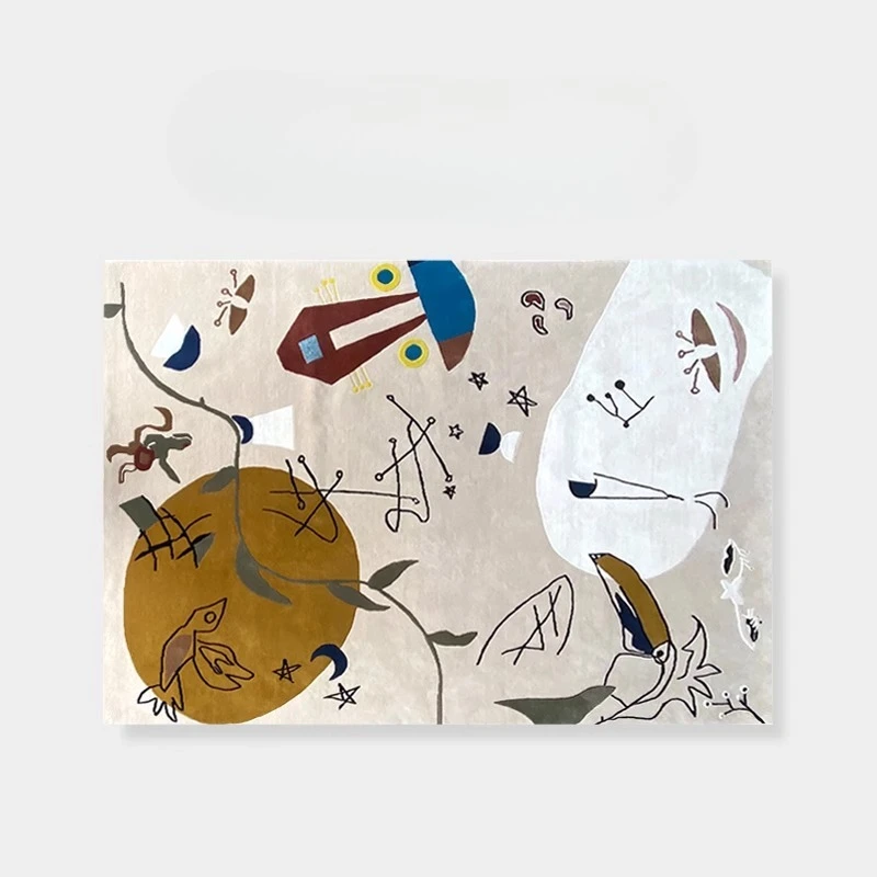 

Wool carpet living room high-end log wind custom bedroom bedside blanket