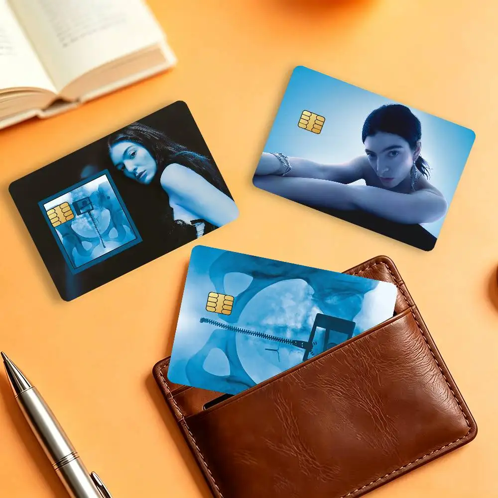 Singer L-Lorde Virgin Matte Card Stickers For Credit Cards Debit Cards And Transit Cards 4Pcs