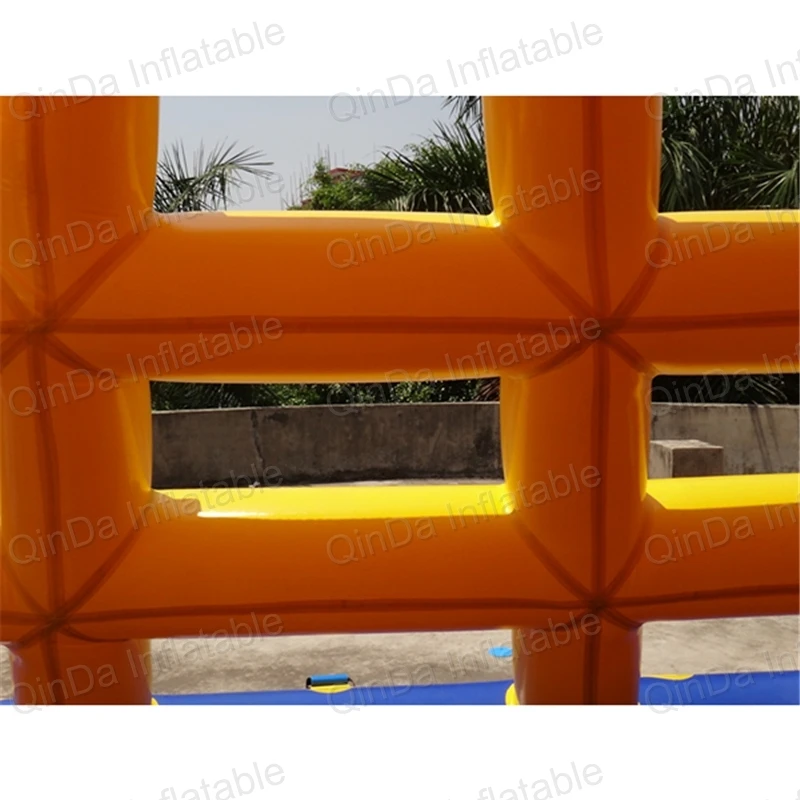 Custom Inflatable Water Park Giant Inflatable Floating Slide / Inflatable Aqua Slide For Kids And Adults