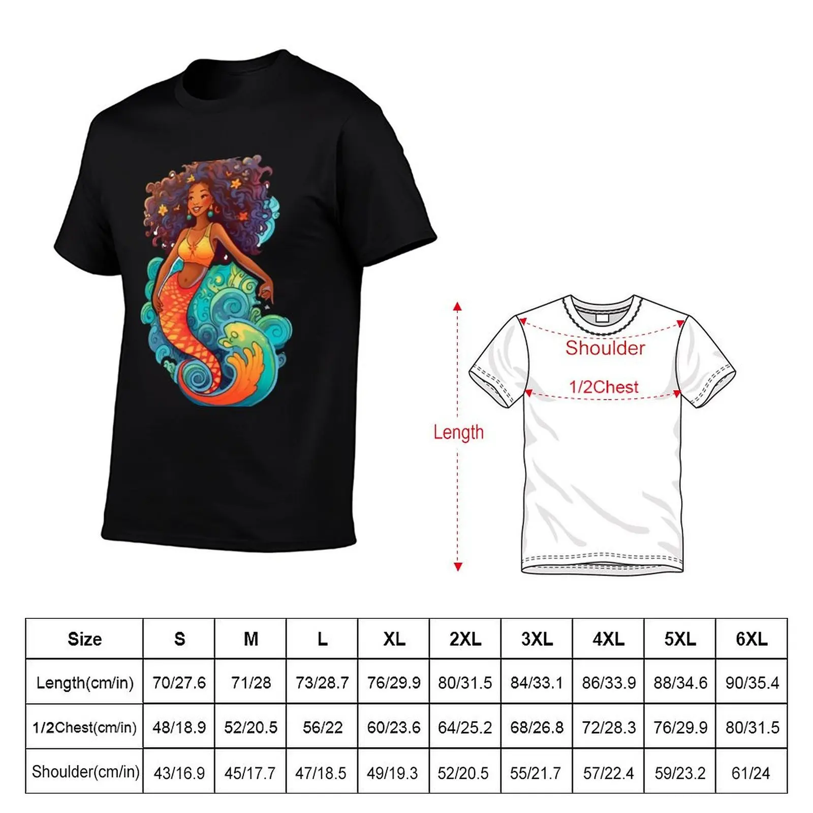 Mystical Mermaid T-Shirt anime clothes animal prinfor boys shirts graphic tees clothing for men