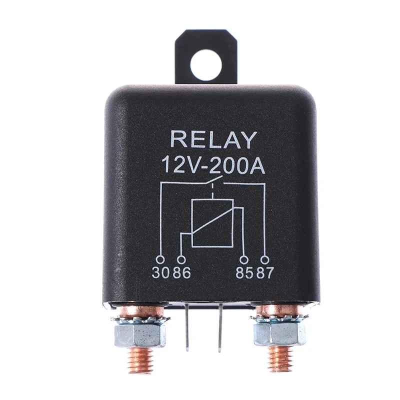 High Current Relay 4P Starting Relay 200A 100A 12V 24V Power Automotive Heavy Current Start relay Car relay