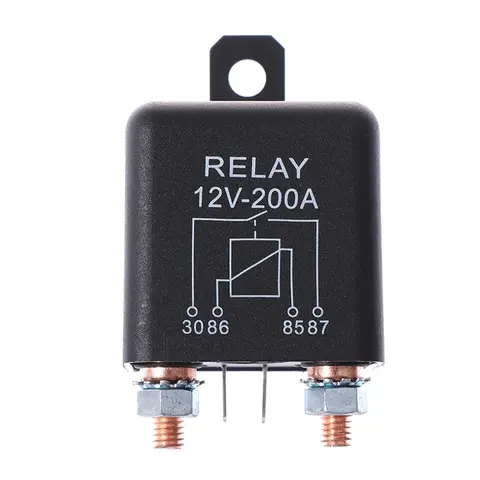 고전류 릴레이 4P 시작 릴레이 200A 100A 12V 24V 전원 자동차 무거운 전류 시작 릴레이 자동차 릴레이